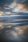 USA, New Jersey, Cape May National Seashore. Beach and ocean landscape at sunset. Art Print